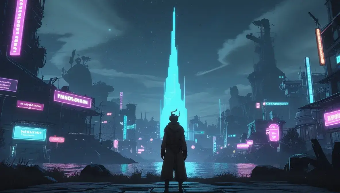 RPG yayınında hikâye odaklı sahne ekran görüntüsü